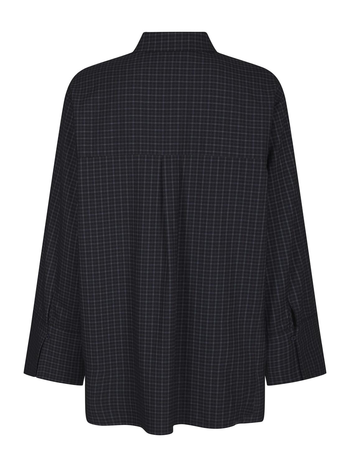 Dita Check skjorte – Dark Blue